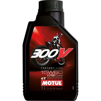 Motorový olej Motorový olej MOTUL 300V 4T 15W-60 1L Factory Line OFF ROAD