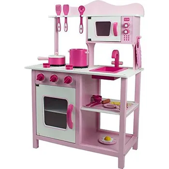 Dětská kuchyňka WoodenToys Dětská kuchyňka CLASSIC barva: Růžová