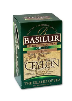 Čaj Basilur Island of Tea Green přebal 20 x 1,5 g