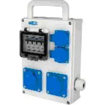 Rozvaděč N.G. Elektro Zásuvková skříň BaseLine NGE 16 001 M.01 jištěná, bez chrániče