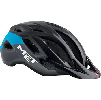 Cyklistická přilba MET Crossover černá/azurová 2017 52 - 59 cm