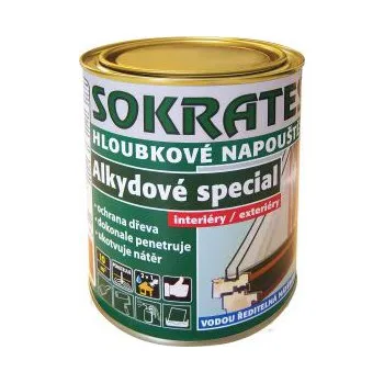 Lak na dřevo Sokrates hloubkové napouštědlo alkydové speciál 0,7kg