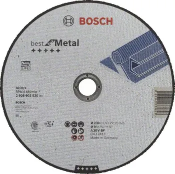 Řezný kotouč Bosch příslušenství professional Bosch Dělicí kotouč rovný Best for Metal 2608603530