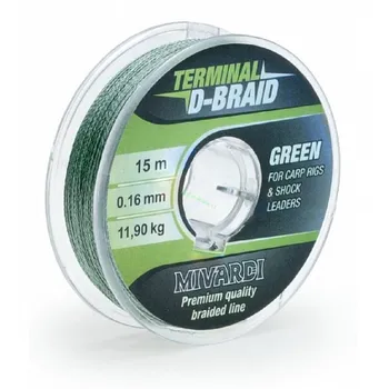 Mivardi Terminal D-Braid Green, 0,22 mm/15 m