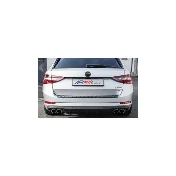 Auto-moto Lišta nad zadní SPZ, ABS černý lesklý klavírlak Škoda Škoda Superb III sedan -- od roku výroby 2015-