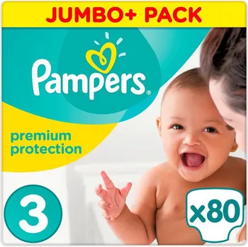 Plenkové kalhoty Pampers Premium protection 3 80 ks