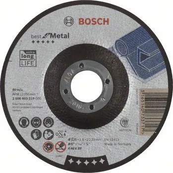 Řezný kotouč Bosch příslušenství professional Bosch Dělicí kotouč profilovaný Best for Metal 2608603519