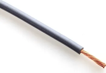 elektrický kabel CYA 1, 5 H07V-K 1, 5 šedý