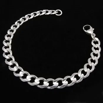 Řetízek Pánský stříbrný řetízek na ruku (KRNS40)