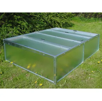 Skleník Scobalit Growspot VBV 2 199 x 150 cm sklo 4 mm