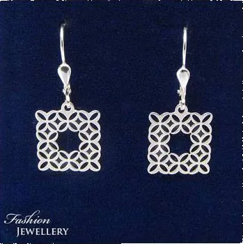 Náušnice Stříbrné visací náušnice KM15V