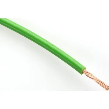 elektrický kabel CYA 1, 5 H07V-K 1, 5 zelený