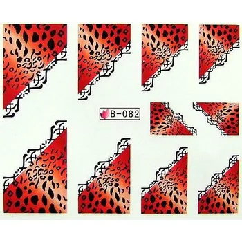 Umělé nehty NehtyShop Vodolepky na francii, gepard 082