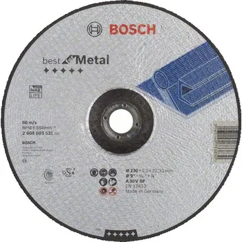 Řezný kotouč Bosch příslušenství professional Bosch Dělicí kotouč profilovaný Best for Metal 2608603531