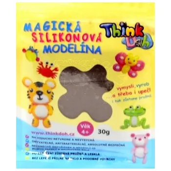Modelovací hmota Think Doh Silikonová modelína hnědá