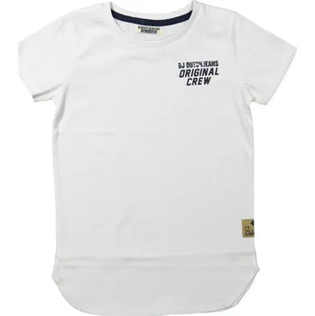 Chlapecké tričko DUTCHJEANS CHLAPECKÉ TRIČKO "ORIGINAL CREW" Barva: bílá, Velikost: 152