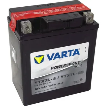 Motobaterie Motobaterie VARTA TX7L-BS, 6Ah, 12V