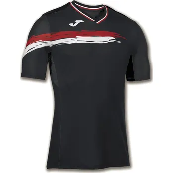 Pánské tričko Pánské tenisové tričko Joma Camiesto Picasho, black - M JOMA
