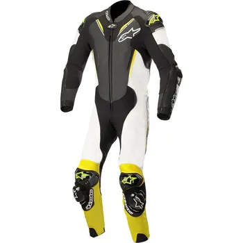 Moto kombinéza Alpinestars Atem V3 Black/White/Fluo Yellow