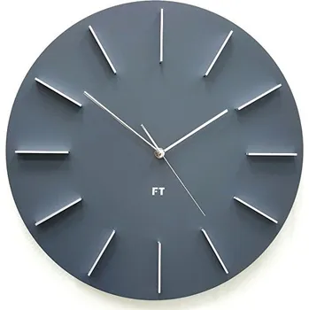 Hodiny Future Time Round Grey