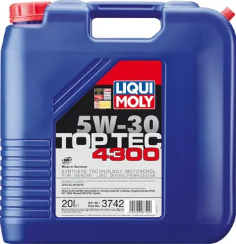 Motorový olej Liqui Moly Top Tec 4300 5W-30