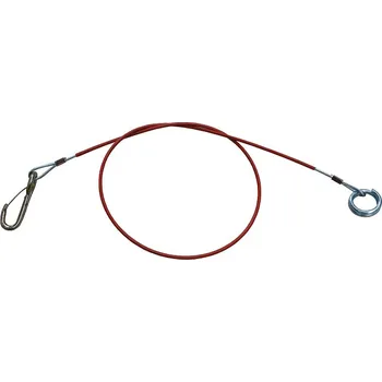 Příslušenství pro přívěs pojistné odtrhové lanko pro brzděné přívěsy - KNOTT - karabina /kroužek délka 1055 mm ozn.KNOTT:56000194