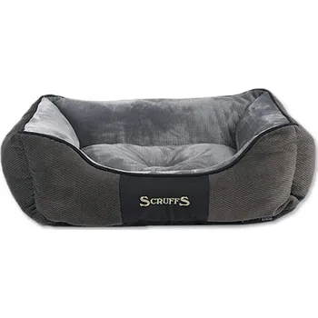 Pelíšek pro psa Scruffs Chester Box Bed šedý 60 x 50 cm