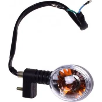 Osvětlení pro motocykl blinkr přední levý - čiré sklo LJ50-QT-L