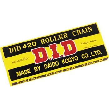 Řetězová sada pro motocykl řetěz D.I.D 420D 130čl