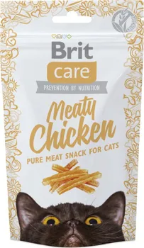 Pamlsek pro kočku Brit Care Cat Snack Meaty Chicken 50 g