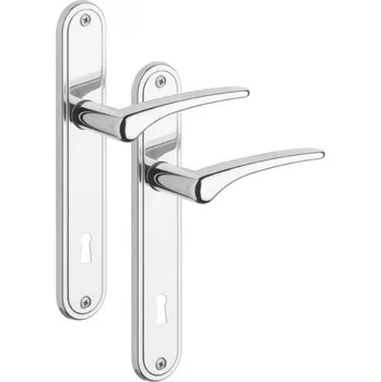 Dveřní kování Rostex Ideal dveřní kování - klika-klika pro vložku 72mm Nerez Mat