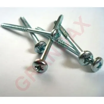 Vrut Vrut do dřeva, půlkulatá hlava UNI, částečný závit, PZ2 5,0x70/42mm ZB