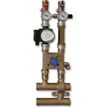 Ivar CS Kotlová sestava IVAR MIX 4 - směšovaná s přepouštěcím ventilem - DN 32 - IVAR.KS MIX 4