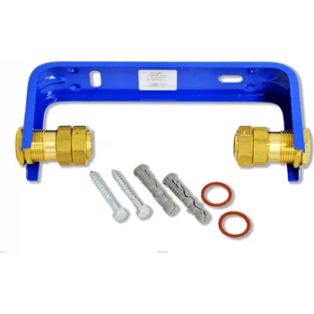 Držák vodoměru 1/2" se šroubením 3/4" vč. konzole