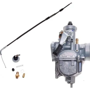 Karburátor karburátor MIKUNI 26 - ovládání sytiče rukou + sada pro ovl. sytiče lankem - YUKI ,PITBIKE,LIFAN