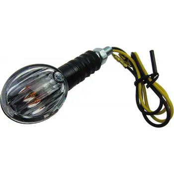 Osvětlení pro motocykl blinkr čiré sklo 12V 23W - oboustraný