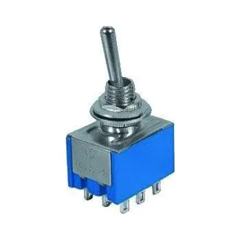 Modelová železnice Přepínač / vypínač páčkový 3 pólový