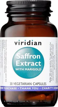 Přírodní produkt Viridian nutrition Saffron Extract 30 cps.