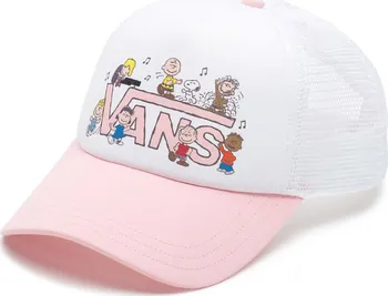 Kšiltovka Vans X Peanuts Dance Trucker bílá