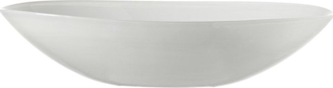 Bol En Verre Leonardo Alabastro - Fait Main En Allemagne - Beige, L 32 Cm - Modèle 031219