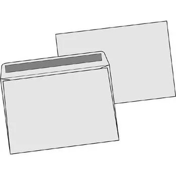 Obálka Obálka C6 bílá, balení 100 ks