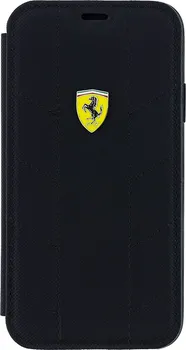Pouzdro na mobilní telefon Ferrari Tyres Daphne Book Case pro iPhone X černé