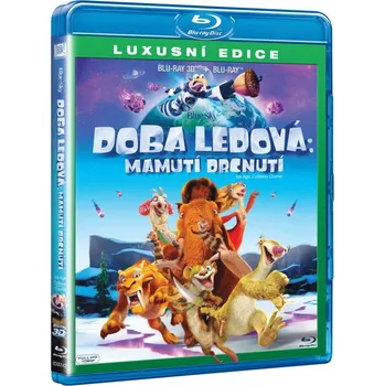 Blu-ray film Blu-ray Doba ledová 5: Mamutí drcnutí 3D + 2D (2016) 2 disky