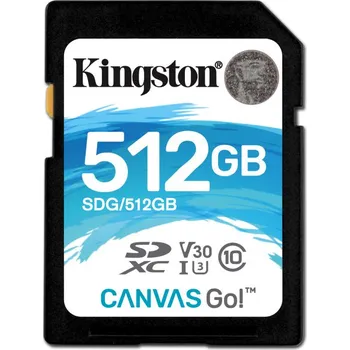 Kingston Canvas Go! SDXC 512 GB UHS-I…