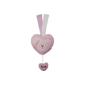 Hračka pro nejmenší Trudi Závěsná hračka s melodií srdíčko