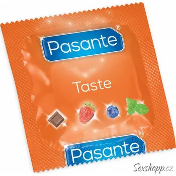 Kondom Kondom Pasante Blueberry - borůvka, 1 ks