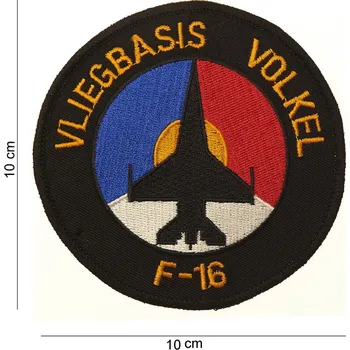Nášivka Nášivka textilní 101 Inc Air Base Volkel F-16 - barevná