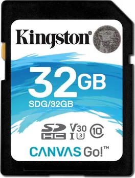 Paměťová karta Kingston Canvas Go! SDHC 32 GB UHS-I U3 (SDG/32GB)