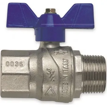 Stavebniny Ivar CS Kulový kohout s motýlkem FM, pitná voda - FIV.80004 M