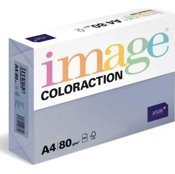 Barevný papír Papír xer. Coloraction A4, 80 g, středně modrý/Malta